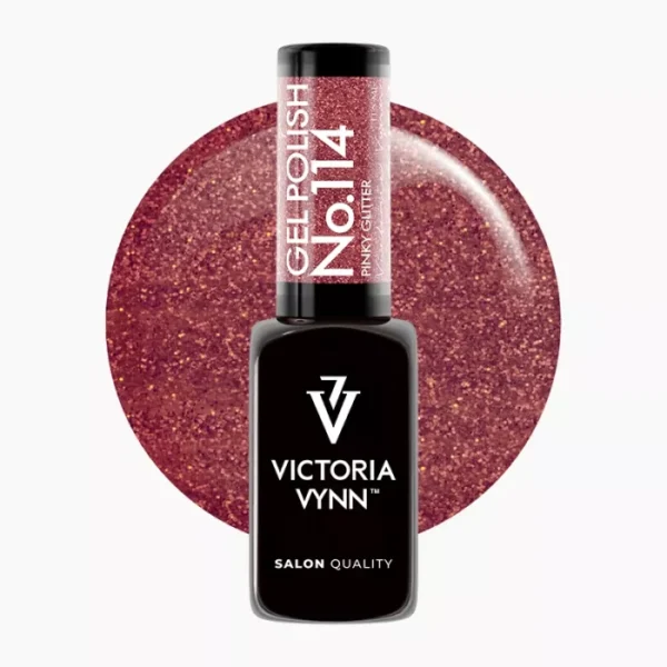 Victoria Vynn Gel Polish 114 Pinky Glitter 8ml