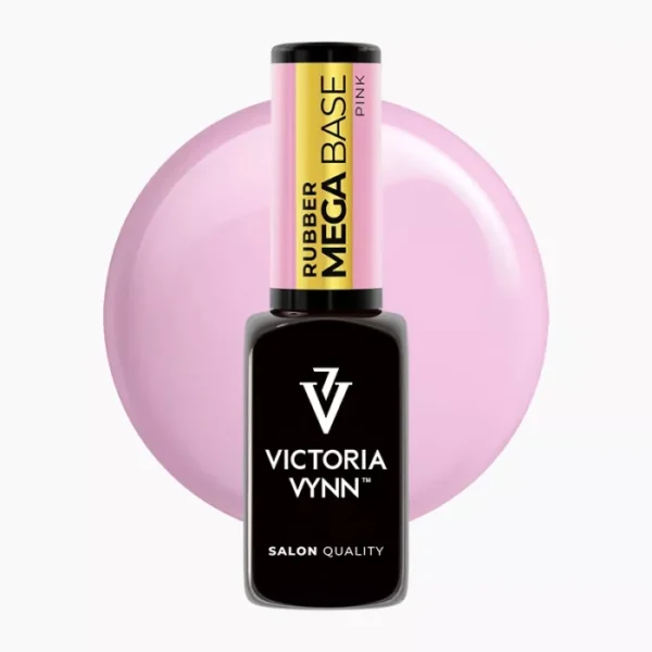 Victoria Vynn Rubber Mega Base Gel Polish Pink Hard & Long Nails 8ml