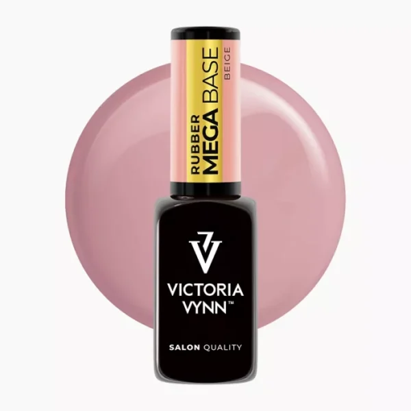 Victoria Vynn Rubber Mega Base Gel Polish Beige Hard & Long Nails 8ml