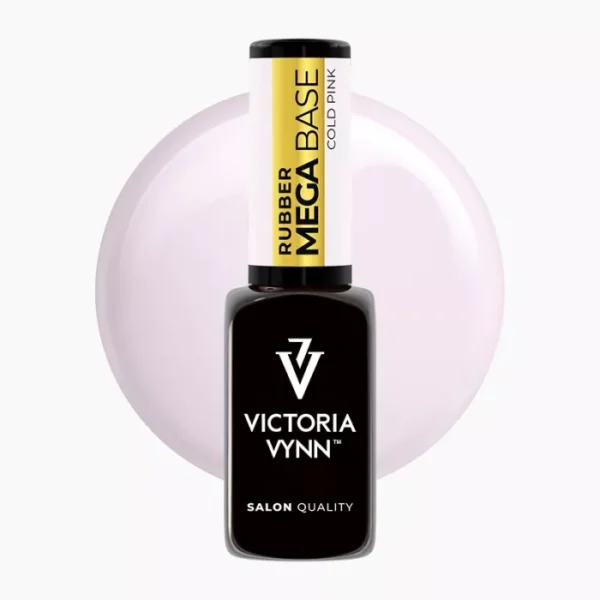 Victoria Vynn Rubber Mega Base Gel Polish Cold Pink Hard & Long Nails 8ml