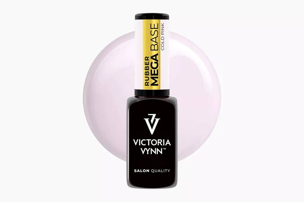 Victoria Vynn Rubber Mega Base Gel Polish Cold Pink Hard & Long Nails 8ml
