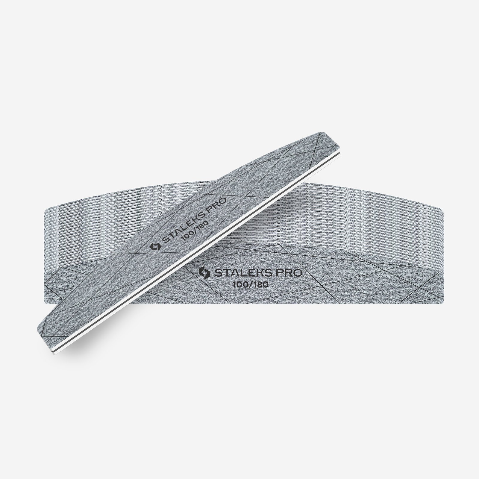 Staleks Mineral Saver Pack Nail Files Smart 40 - Crescent 100180 25psc Staleks Mineral Saver Pack Nail Files Smart 40 – Crescent 100/180 – 25psc