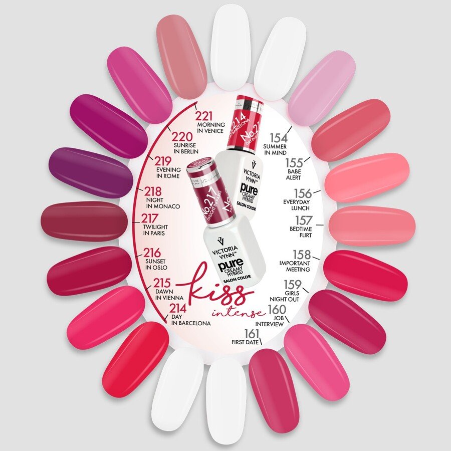 color-chart-pure-kiss-154-161-214-221 Victoria Vynn Uk