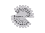 Victoria Vynn White Crescent Nail File 100180 New Saver Pack 10psc