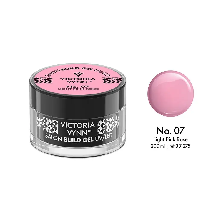 Victoria Vynn Salon Build Gel Uv/Led 07 Light Pink Rose 200ml Design4nails Professional