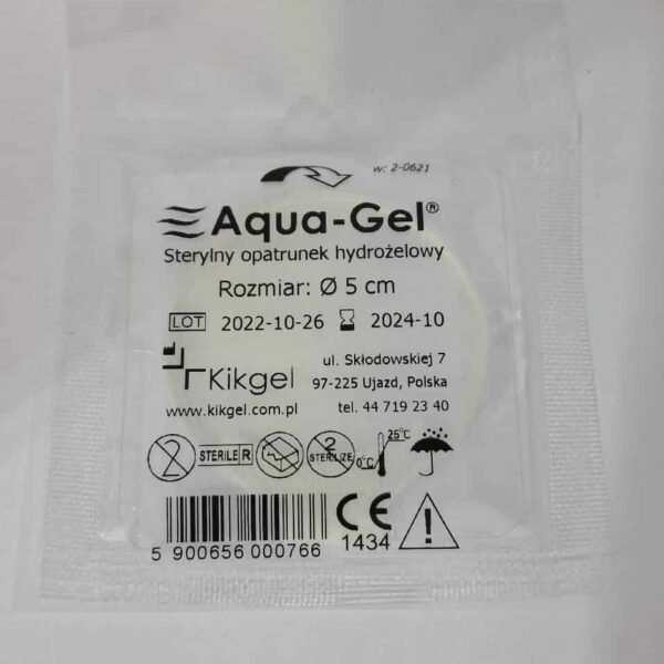 AQUA-GEL 5cm - Sterile Hydrogel Dressing 1 pc