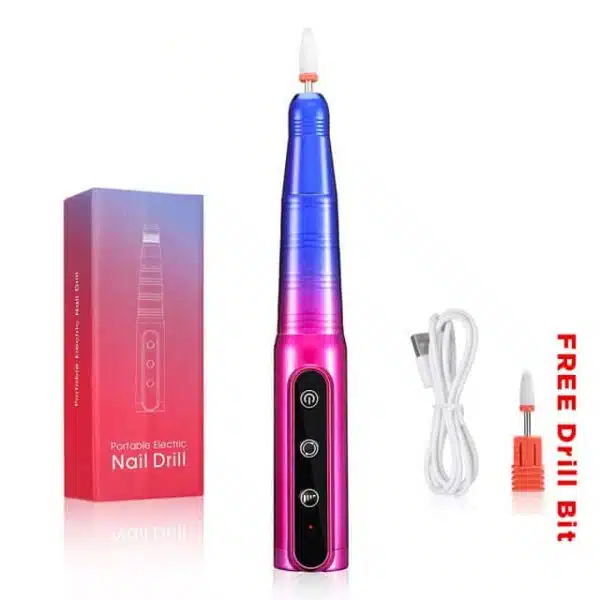 Portable Nail Pen Drill Machine - Rechargeable Battery E-file