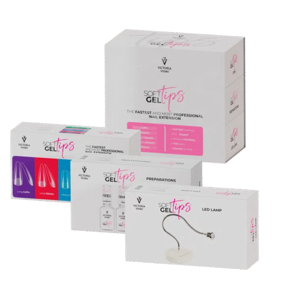 Victoria Vynn Soft Gel Tips Starter Kit Short Round Tips