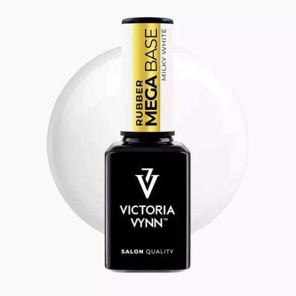 Victoria Vynn Rubber Mega Base Gel Polish Milky White Hard & Long Nails 15ml