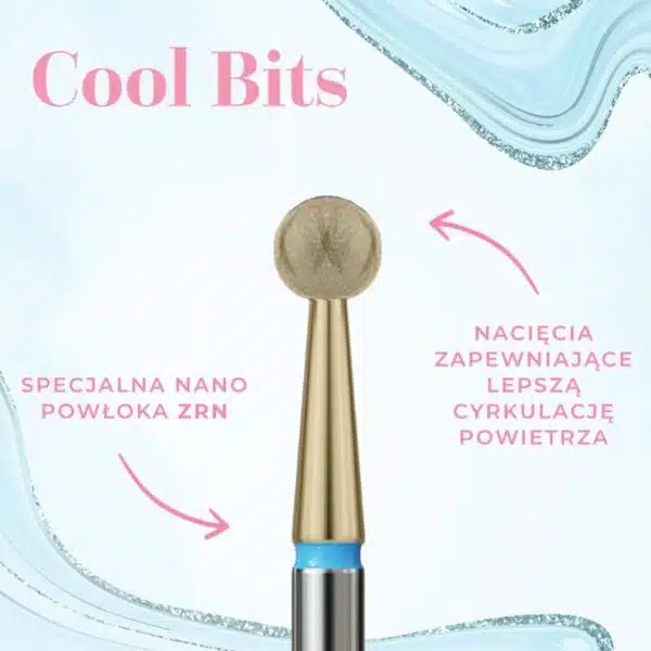 IQ Nails - Diamond Drill Bit - Ball Cool Bits Gold Line V104.001.X524.031_ZRN ZRN