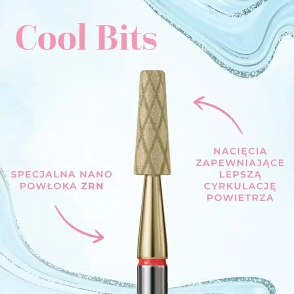 IQ Nails - Diamond Drill Bit - Truncated Cone Cool Bits Gold Line V104.173X.514.031_ZRN ZRN