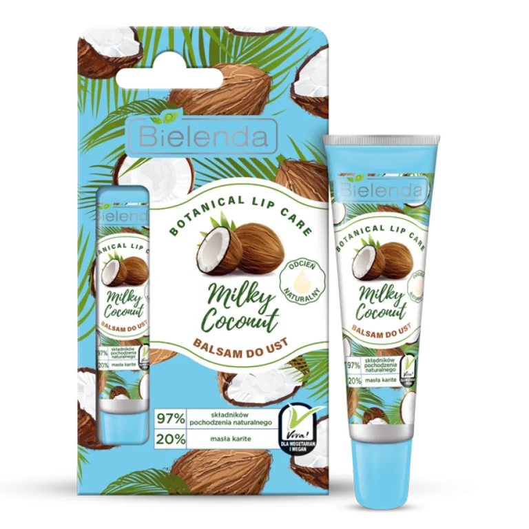 Bielenda Botanical Lip Care Milky Coconut Lip Balm 10g