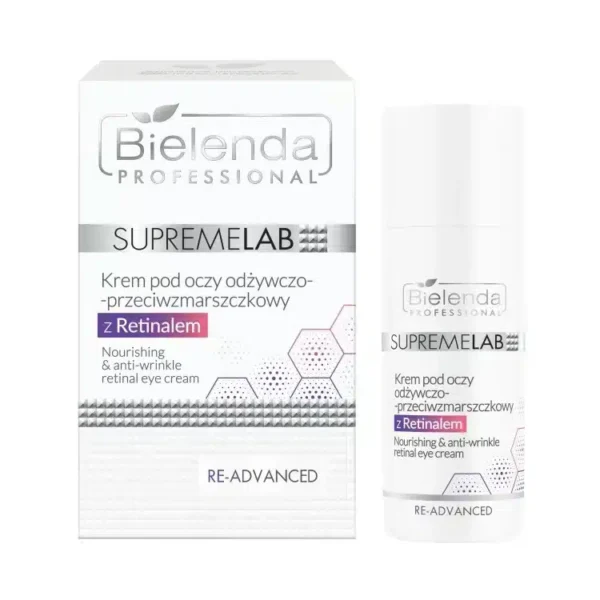 Bielenda Supremelab Skin Architect Re Advanced Nourishing and anti wrinkle eye cream with Retinal 15 ml