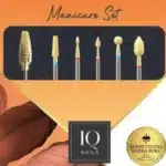 Iq Nails Expert Gold Power Set Set Of 6 Drills For Hybrid Gel Acrylic And Cuticles 1