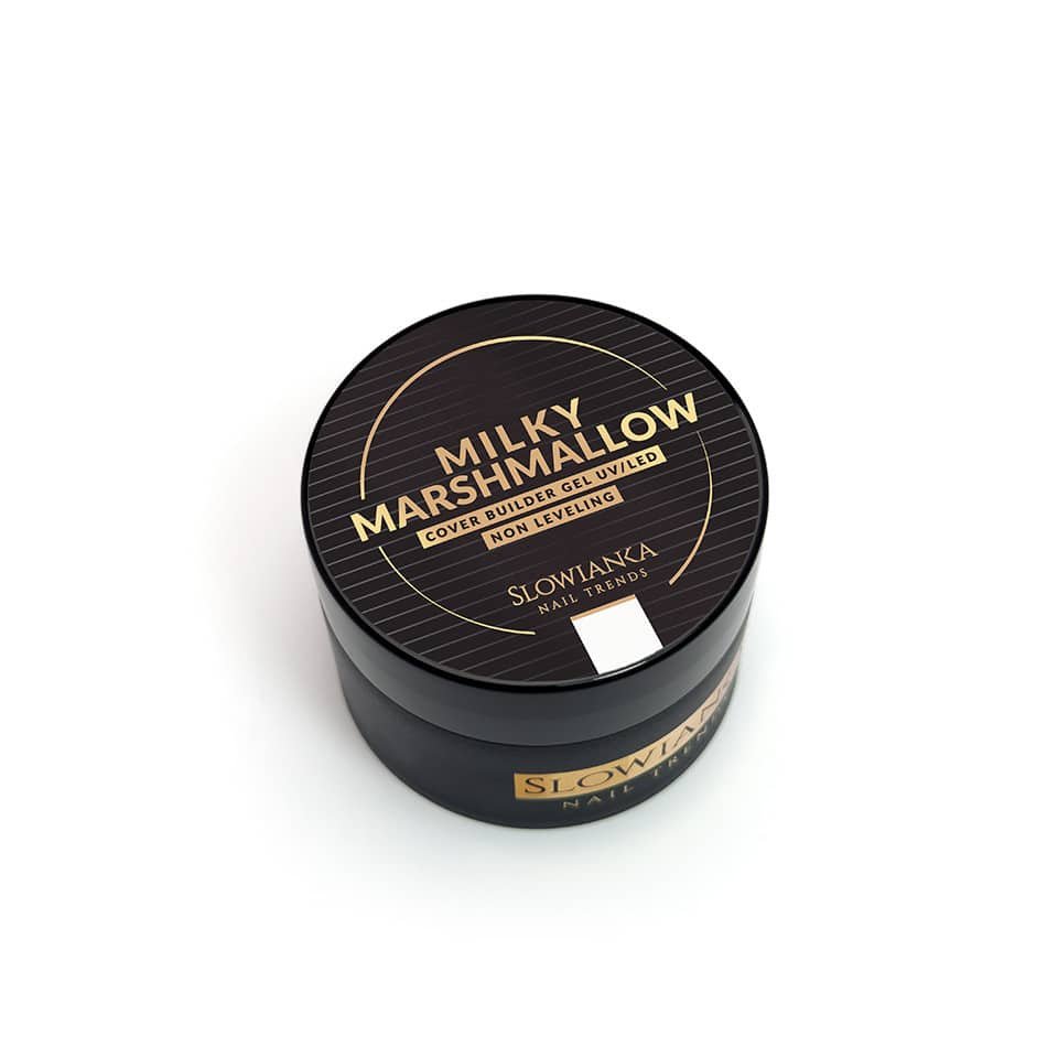 Slowianka Milky Marshmallow Cover Builder Gel Non Leveling 50g1 Slowianka Milky Marshmallow Cover Builder Gel Non Leveling 50g1