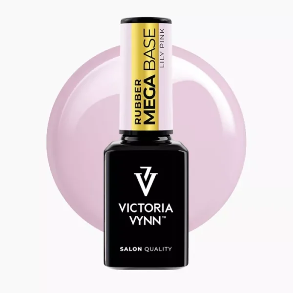 Victoria Vynn Rubber Mega Base Gel Polish Lily Pink & Long Nails 15ml
