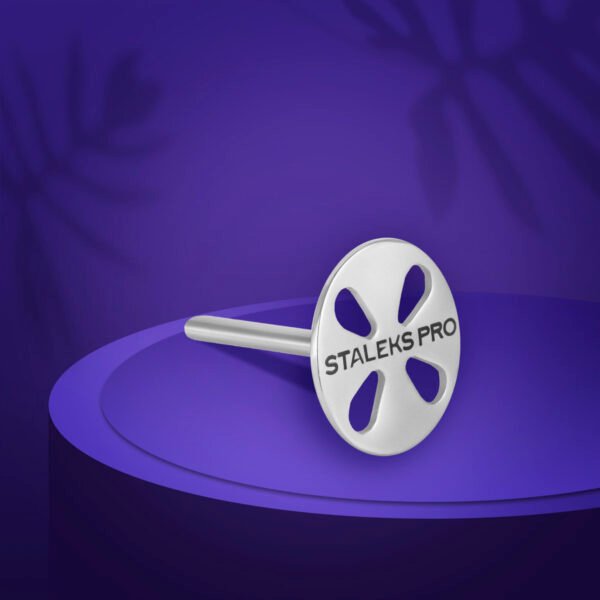 Pedicure Disc Pododisc Staleks Pro L EXPERT and set of disposable file 180 grit 5 pcs (25 mm)
