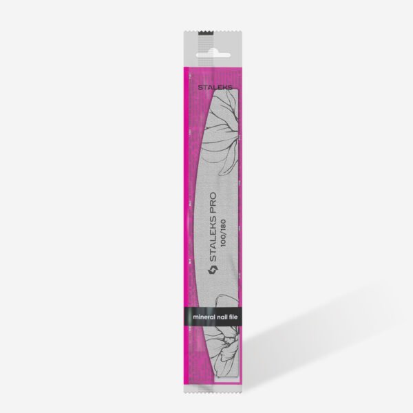 Staleks Nail File Expert 40 - Safe Package-Crescent 100/180 - 1pcs