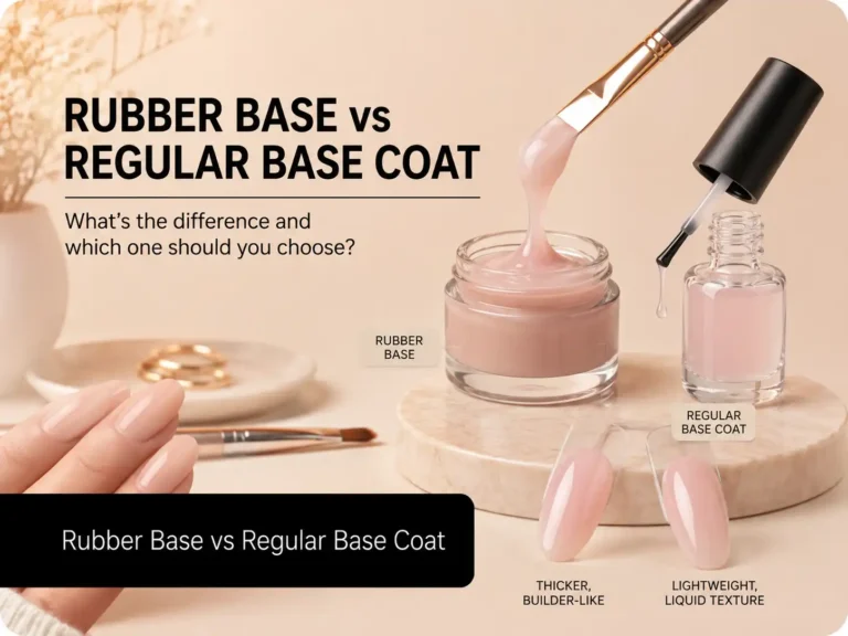 Rubber Base vs Regular Base Coat