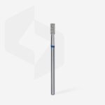 Diamond nail drill bit cylinder blue EXPERT head diameter 2,5mm/working part 6mm