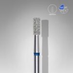 Diamond nail drill bit cylinder blue EXPERT head diameter 2,5mm/working part 6mm