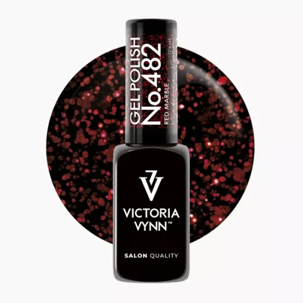 Victoria Vynn Gel Polish 482 Red Marble 8ml
