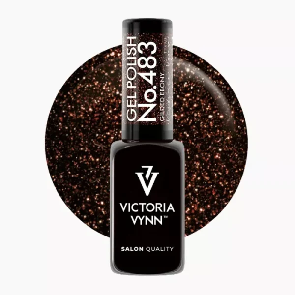 Victoria Vynn Gel Polish 483 Gilded Ebony 8ml
